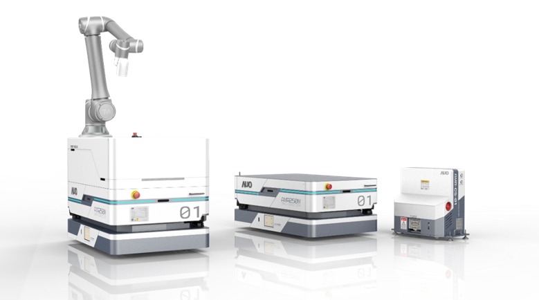 BBIN宝盈數位開發的自主式移動機器人（AMR250M），搭配全向輪並結合AI演算法、2D LiDAR、3D攝影機等技術，協助客戶實現產線全自動化